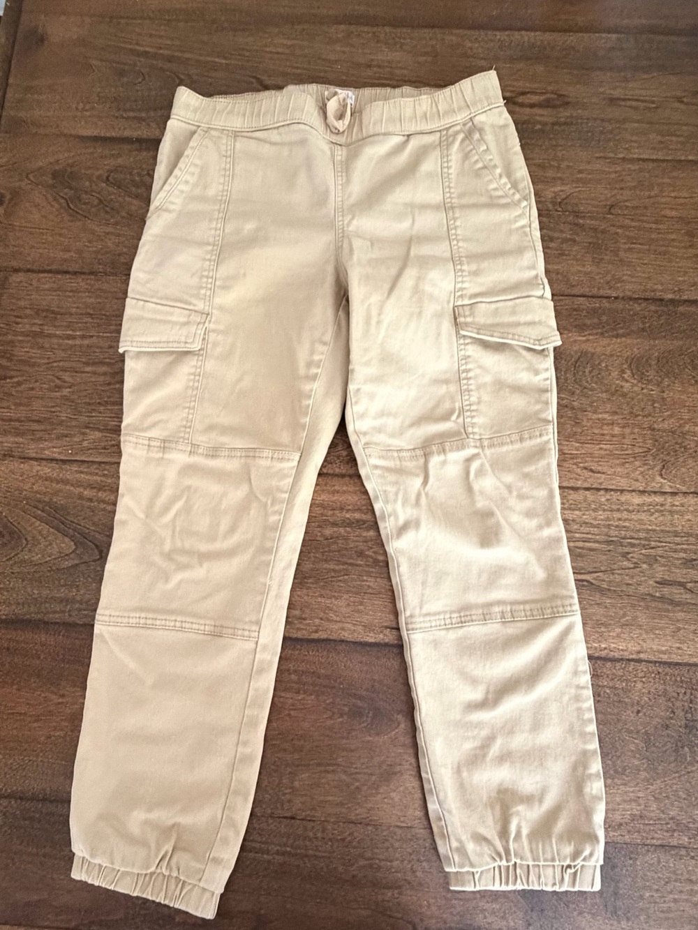 Rewash girls Tan Cargo Jogger Pants size L or women’s small